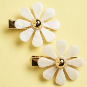 NWT Each Jewels Flower Barrette Set